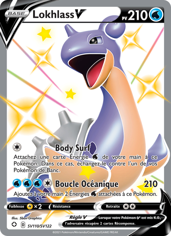 Lokhlass V SV110 — Glänzendes Schicksal (French Pokémon TCG card)