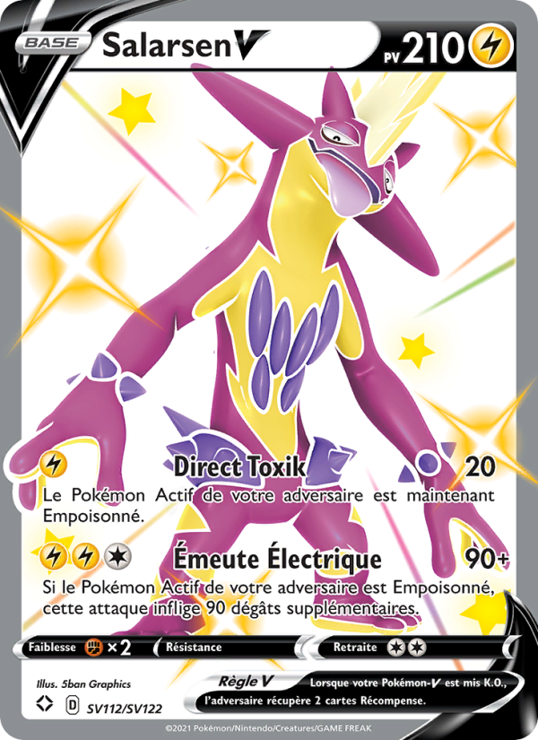 Salarsen V SV112 — Glänzendes Schicksal (French Pokémon TCG card)