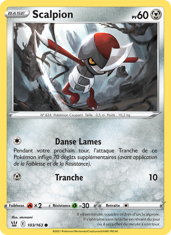 Scalpion 103 — Battle Styles (French Pokémon TCG card)
