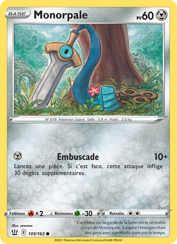 Monorpale 105 — Battle Styles (French Pokémon TCG card)