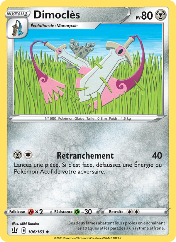 Dimoclès 106 — Battle Styles (French Pokémon TCG card)