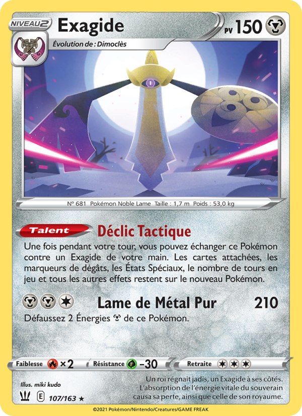 Exagide 107 — Battle Styles (French Pokémon TCG card)