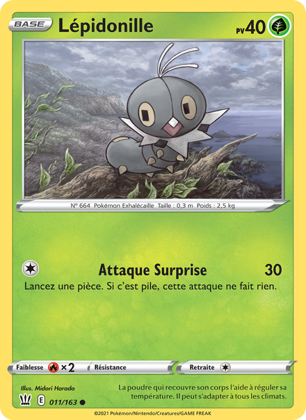 Lépidonille 11 — Battle Styles (French Pokémon TCG card)