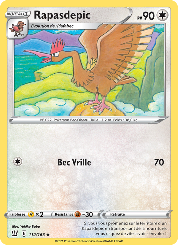 Rapasdepic 112 — Battle Styles (French Pokémon TCG card)