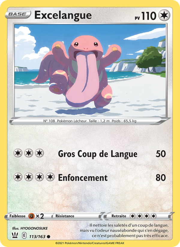 Excelangue 113 — Battle Styles (French Pokémon TCG card)