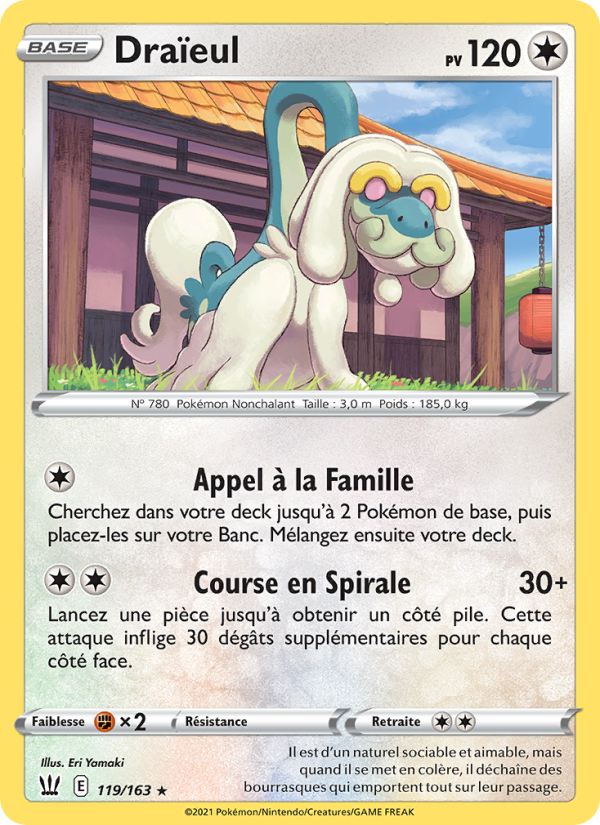 Draïeul 119 — Battle Styles (French Pokémon TCG card)