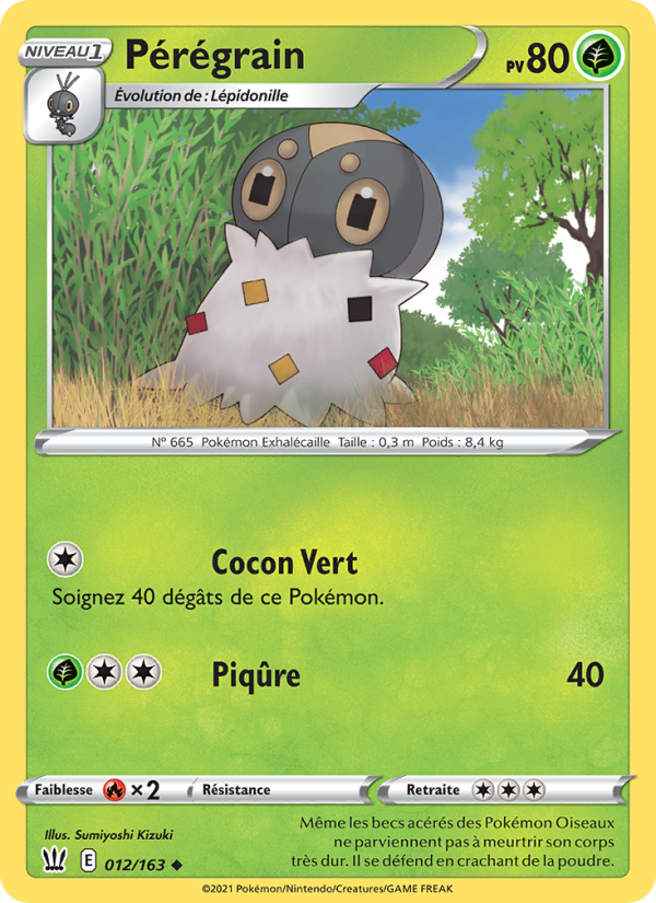 Pérégrain 12 — Battle Styles (French Pokémon TCG card)