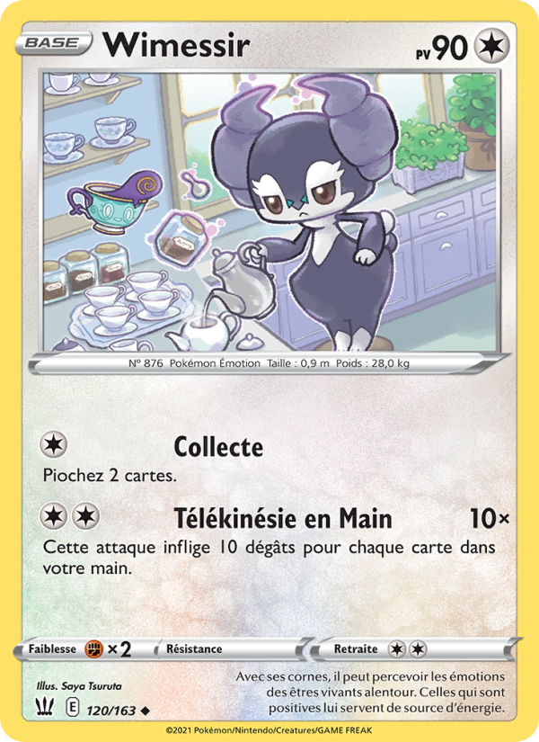 Wimessir 120 — Battle Styles (French Pokémon TCG card)