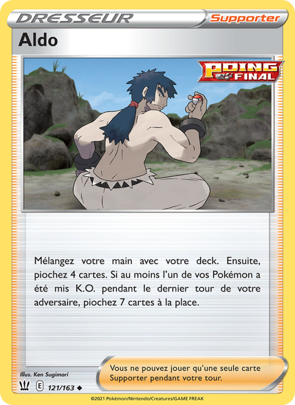 Aldo 121 — Battle Styles (French Pokémon TCG card)