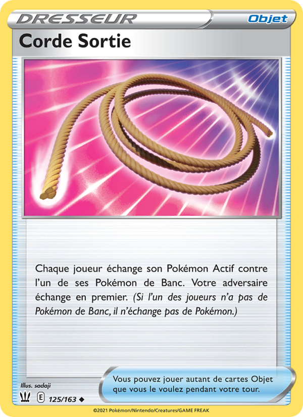 Corde Sortie 125 — Battle Styles (French Pokémon TCG card)