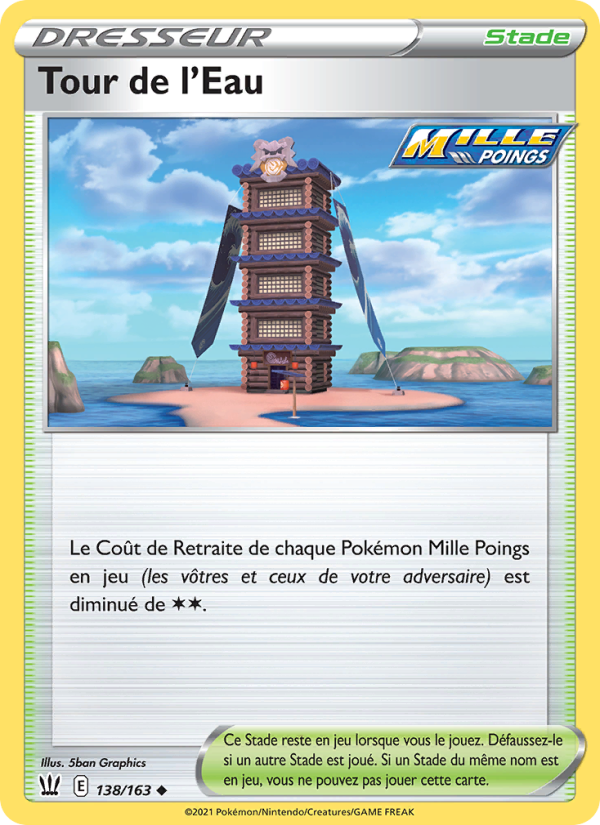 Tour de l'Eau 138 — Battle Styles (French Pokémon TCG card)