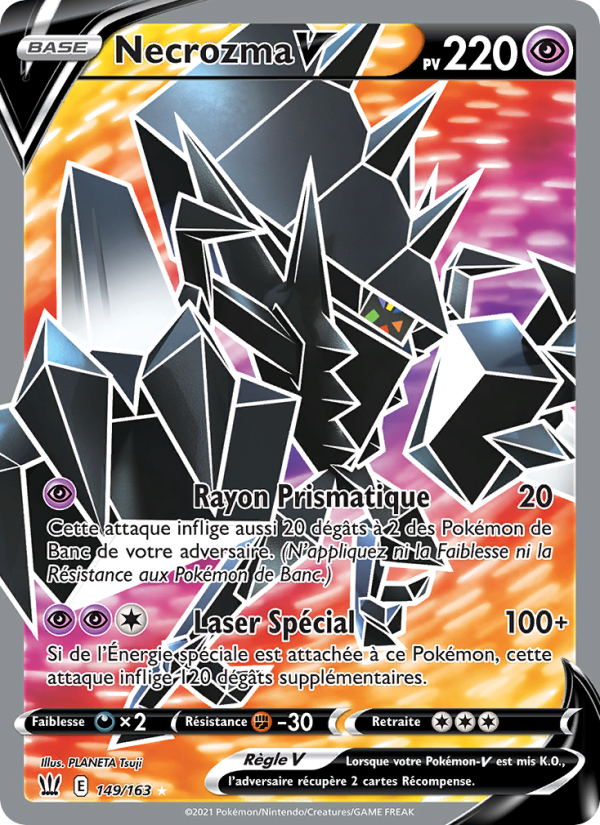 Necrozma V 149 — Battle Styles (French Pokémon TCG card)