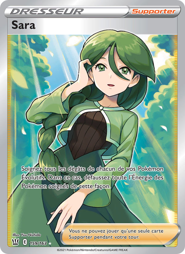 Sara 159 — Battle Styles (French Pokémon TCG card)