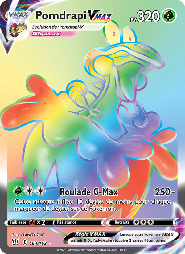 Pomdrapi VMAX 164 — Battle Styles (French Pokémon TCG card)