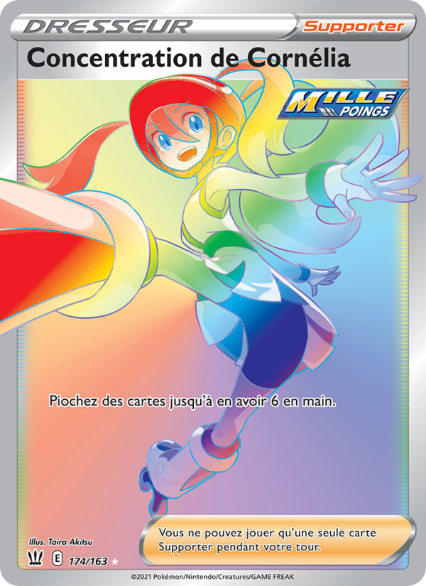 Concentration de Cornélia 174 — Battle Styles (French Pokémon TCG card)