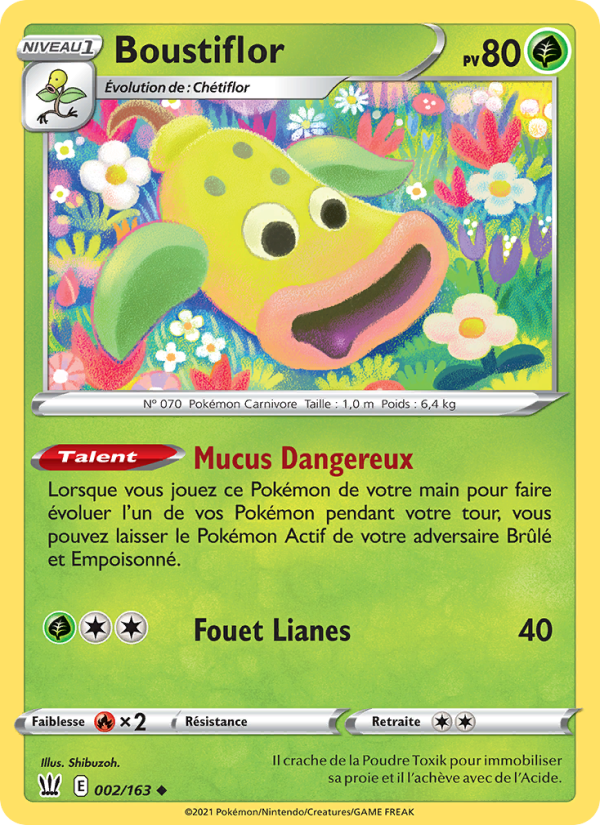 Boustiflor 2 — Battle Styles (French Pokémon TCG card)