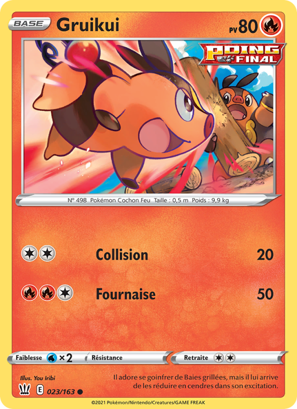 Gruikui 23 — Battle Styles (French Pokémon TCG card)