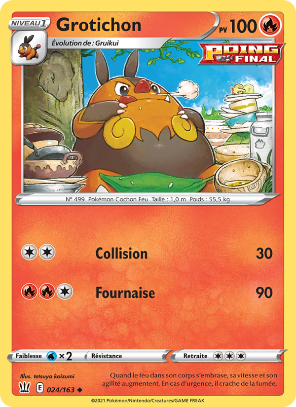 Grotichon 24 — Battle Styles (French Pokémon TCG card)