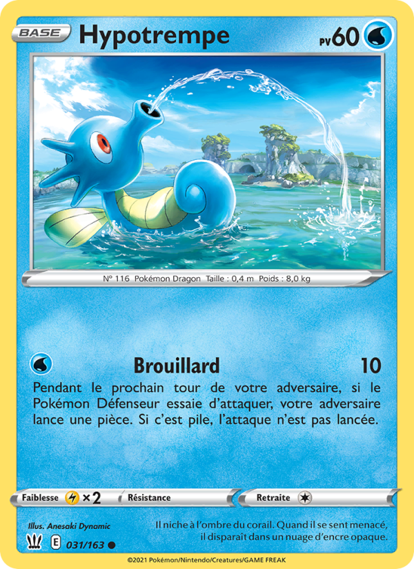 Hypotrempe 31 — Battle Styles (French Pokémon TCG card)