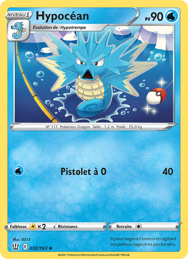 Hypocéan 32 — Battle Styles (French Pokémon TCG card)