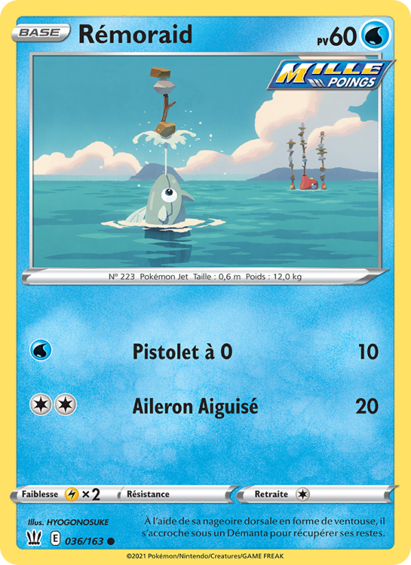 Rémoraid 36 — Battle Styles (French Pokémon TCG card)