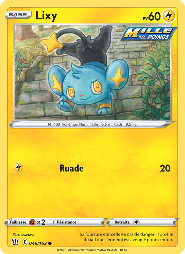 Lixy 46 — Battle Styles (French Pokémon TCG card)