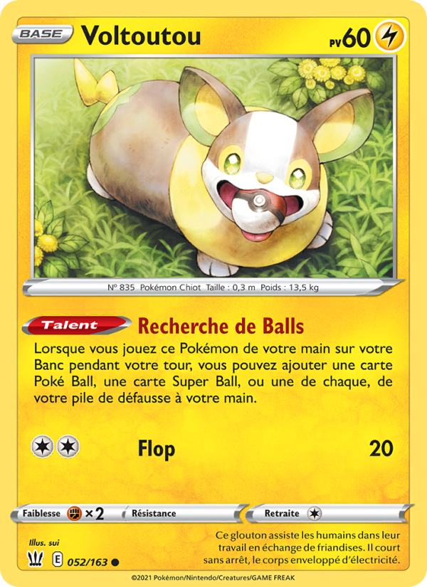 Voltoutou 52 — Battle Styles (French Pokémon TCG card)