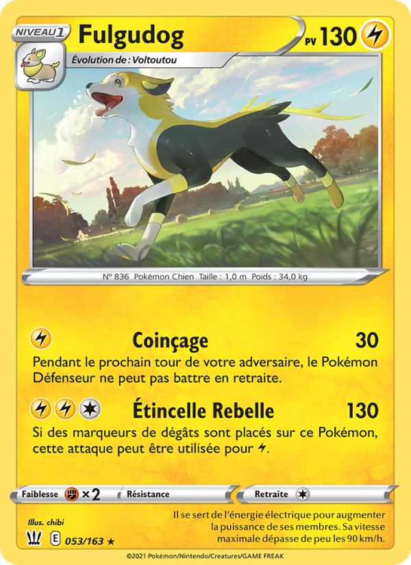 Fulgudog 53 — Battle Styles (French Pokémon TCG card)