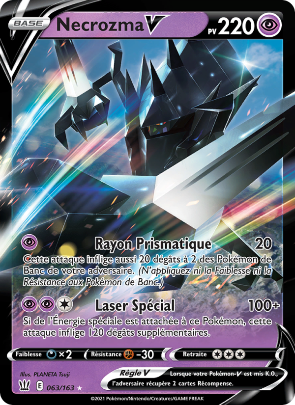 Necrozma V 63 — Battle Styles (French Pokémon TCG card)