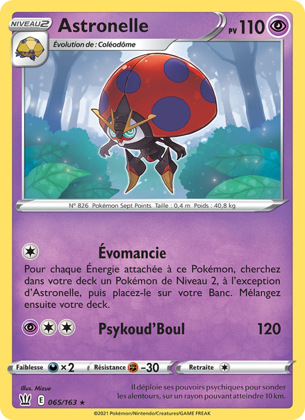 Astronelle 65 — Battle Styles (French Pokémon TCG card)