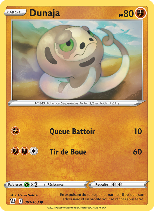 Dunaja 81 — Battle Styles (French Pokémon TCG card)