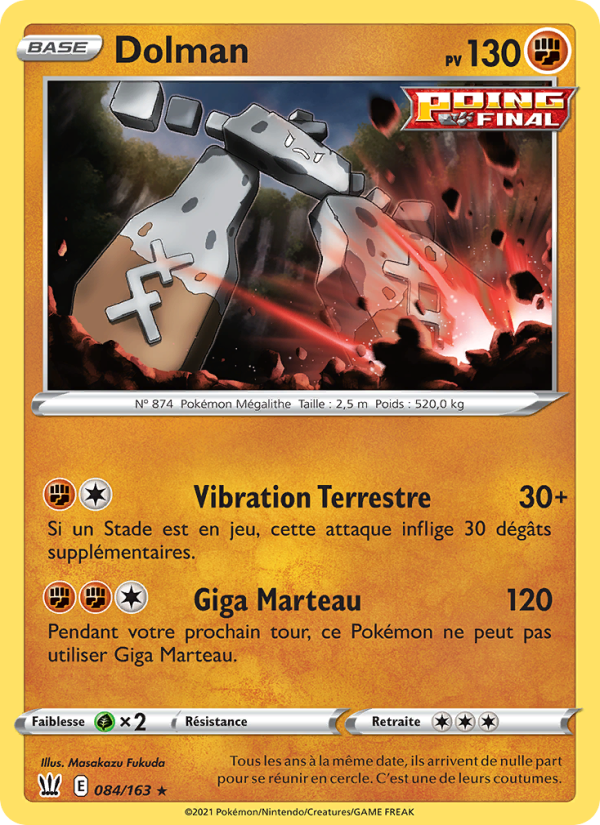 Dolman 84 — Battle Styles (French Pokémon TCG card)
