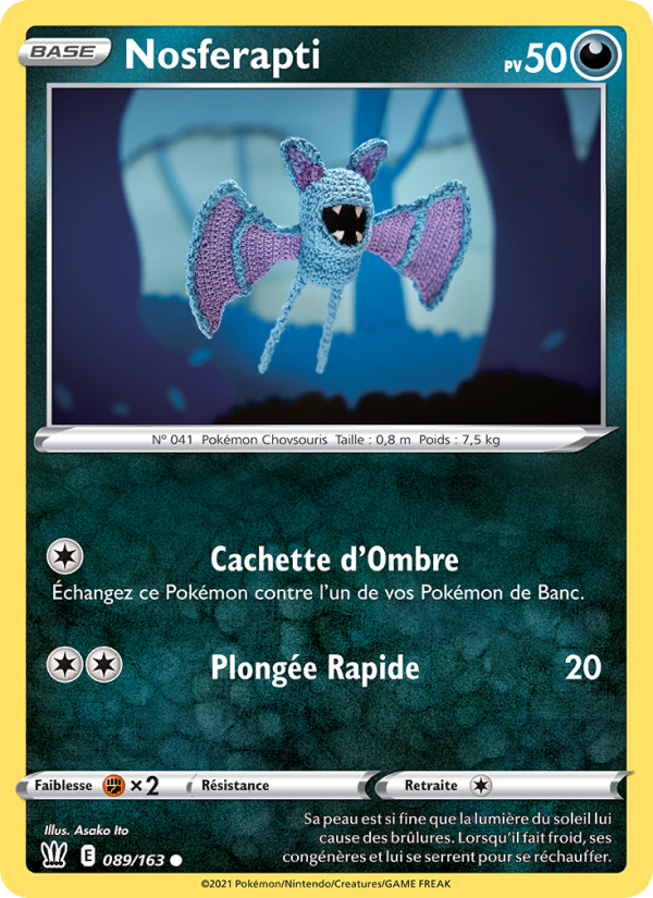 Nosferapti 89 — Battle Styles (French Pokémon TCG card)