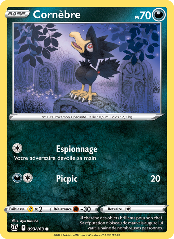 Cornèbre 93 — Battle Styles (French Pokémon TCG card)
