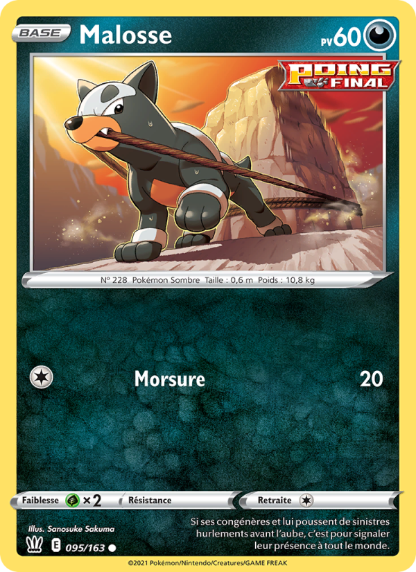 Malosse 95 — Battle Styles (French Pokémon TCG card)