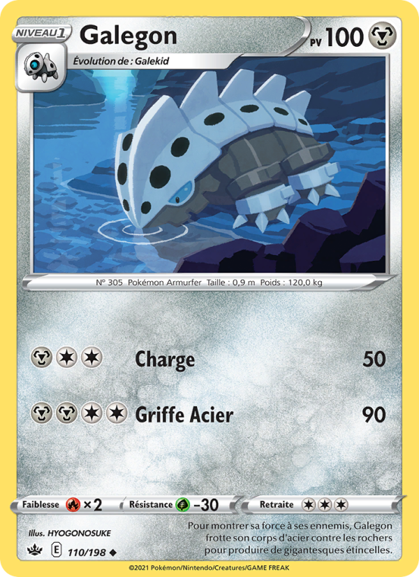Galegon 110 — Chilling Reign (French Pokémon TCG card)