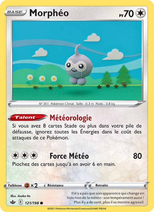 Morphéo 121 — Chilling Reign (French Pokémon TCG card)