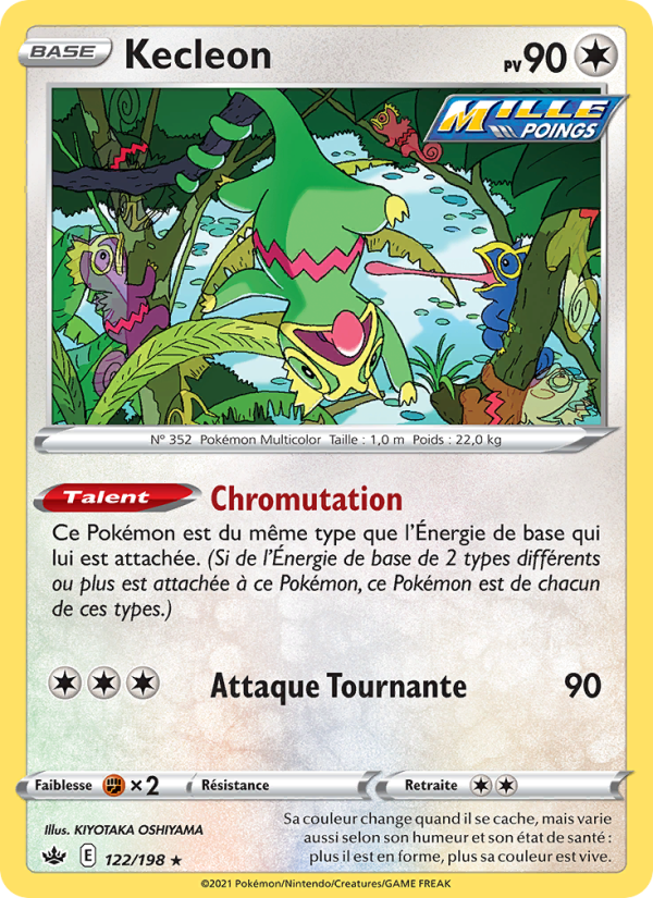 Kecleon 122 — Chilling Reign (French Pokémon TCG card)