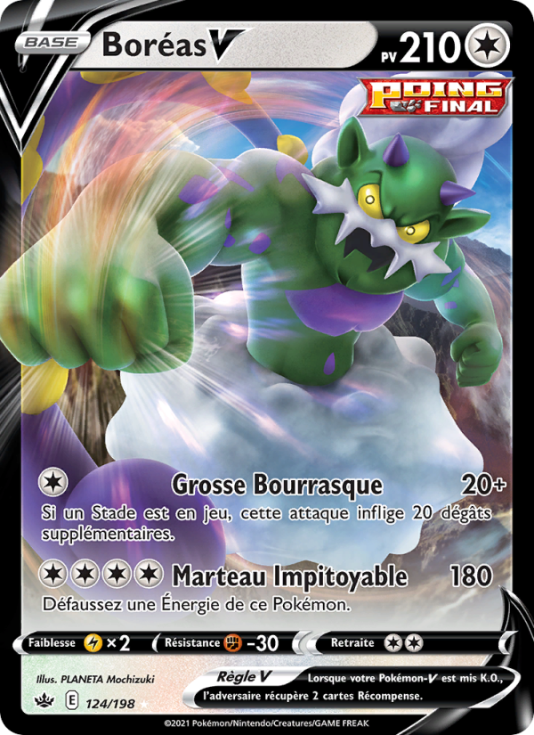 Boréas V 124 — Chilling Reign (French Pokémon TCG card)
