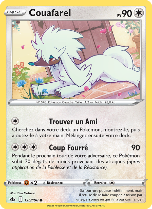 Couafarel 126 — Chilling Reign (French Pokémon TCG card)