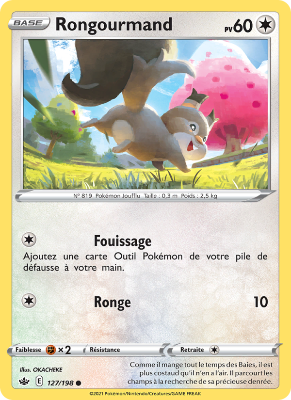 Rongourmand 127 — Chilling Reign (French Pokémon TCG card)