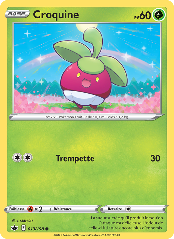 Croquine 13 — Chilling Reign (French Pokémon TCG card)