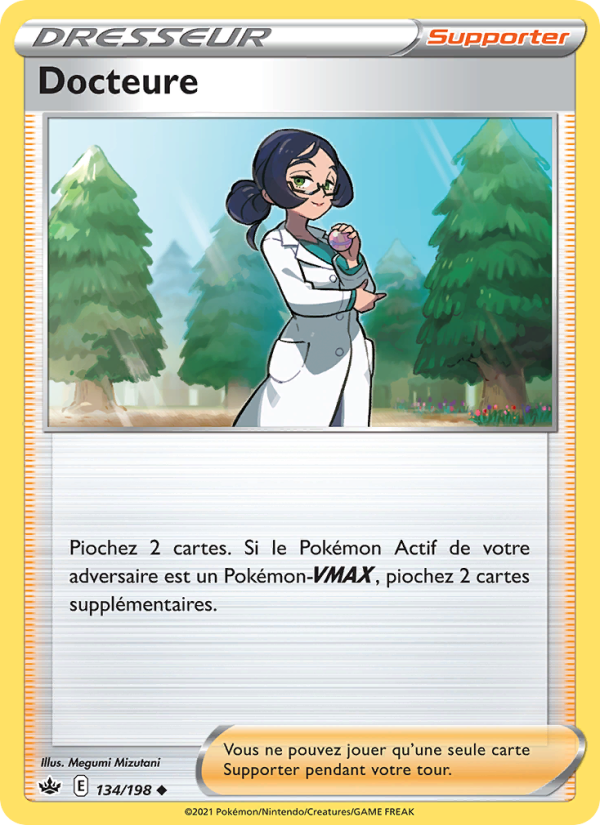 Docteure 134 — Chilling Reign (French Pokémon TCG card)