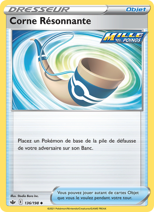 Corne Résonnante 136 — Chilling Reign (French Pokémon TCG card)
