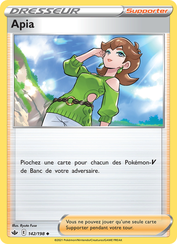 Apia 142 — Chilling Reign (French Pokémon TCG card)