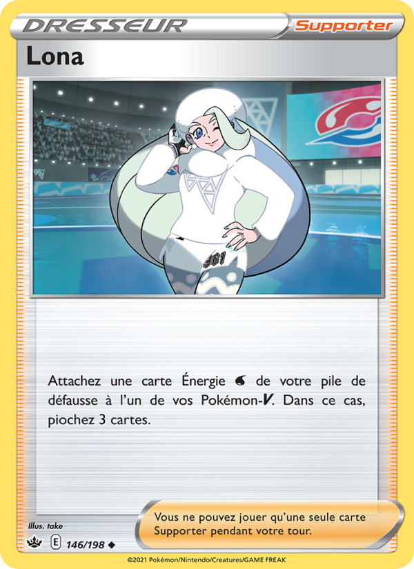 Lona 146 — Chilling Reign (French Pokémon TCG card)