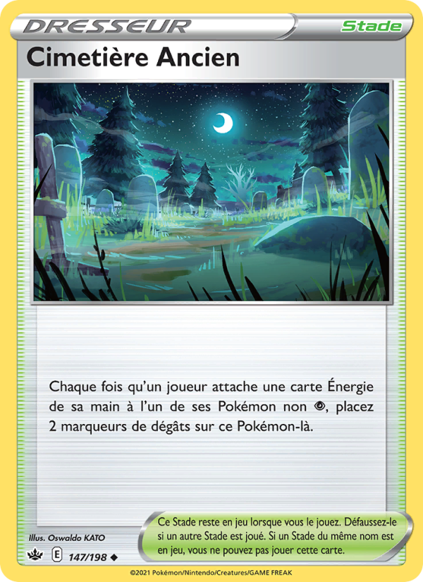 Cimetière Ancien 147 — Chilling Reign (French Pokémon TCG card)
