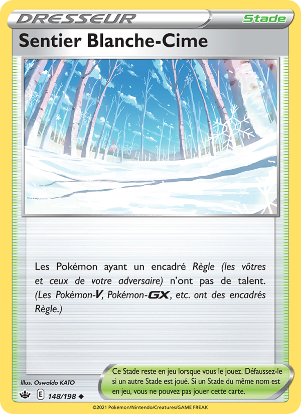 Sentier Blanche-Cime 148 — Chilling Reign (French Pokémon TCG card)