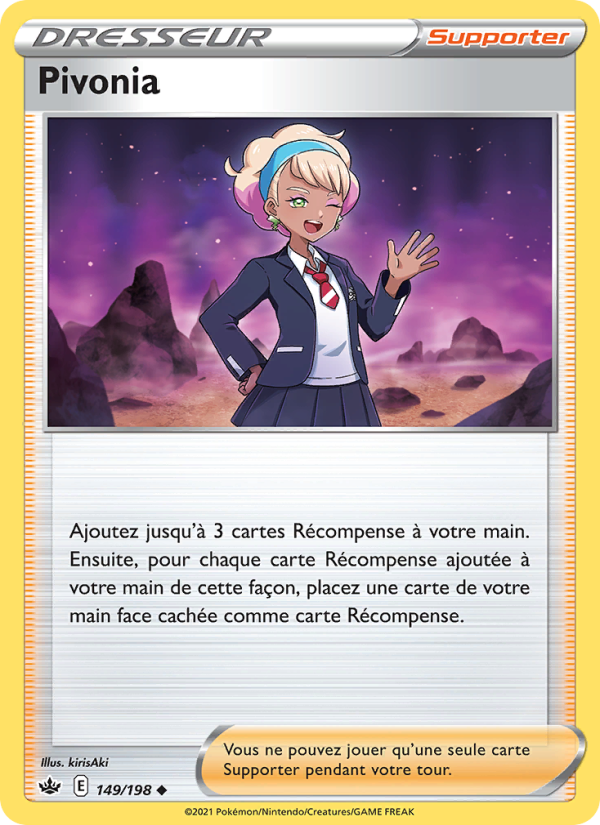 Pivonia 149 — Chilling Reign (French Pokémon TCG card)