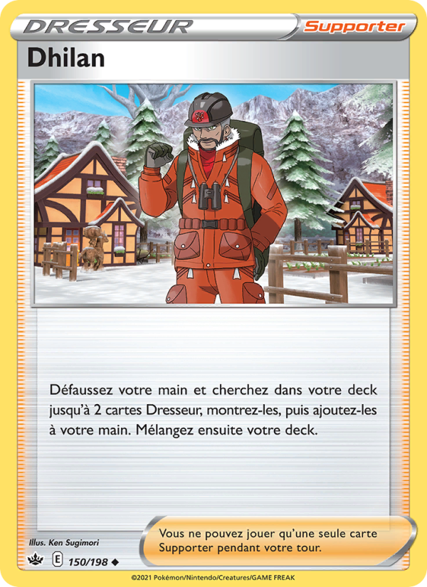 Dhilan 150 — Chilling Reign (French Pokémon TCG card)